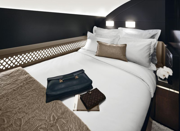 エティハド航空 A380の新シート "The Residence" ベッドルーム [photo: エティハド航空]
